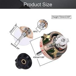 Fielect 25W 1K Ohm Ceramic Wire Wound Potentiometer Linear Rotary Resistor Rheostat with Knob for Industiral Machinery RPM Adjustment