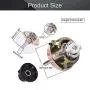 Fielect 25W 1K Ohm Ceramic Wire Wound Potentiometer Linear Rotary Resistor Rheostat with Knob for Industiral Machinery RPM Adjustment