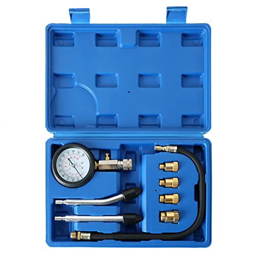 ATP Professional Petrol Gas Engine Cylinder Compression Tester Gauge Kit Auto Tool