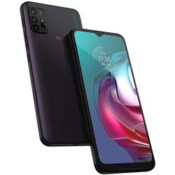 Moto G30 XT2129-2, 4G LTE, International Version (No US Warranty), 128GB, 6GB, Dark Pearl -GSM Global Unlocked (T-Mobile, AT&T, Metro) w/ Fast Car Charger Bundle