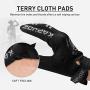KAPVOE Cycling Gloves Workout Mountain Bike Motorcycle Exercise MTB Full Finger Men Women Kids