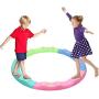 Toddler Balance Beams Stepping Stones for Kids, 8 Pc. Gymnastics Obstacle Course for Kids Non-Slip Surface Floor Rubber Edges, Improve Balancing Skill Coordination & Strength