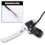1 Pair 2 Wires Universal Left Right Brakes E Bike Brake Lever V Brake Lever Replacement Parts