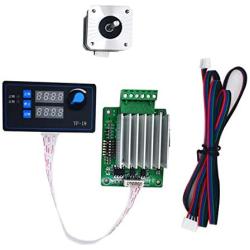 Taidacent 42 57 Stepper Motor Forward and Reverse Motor Driver Module Board Angle Pulse Motor Speed Drive Programmable PLC Speed Controller Motor Controller (Controller)
