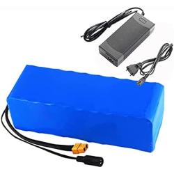 Jieoto 36V Ebike Lithium Battery 10AH Scooter Battery Pack with Charger and BMS for 250W 350W 500W 750W Motor for Electric Bicycle Scooter Electrical Tools Airplane Model