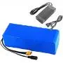 Wnicek 36V Ebike Lithium Battery 10AH Scooter Battery Pack with Charger and BMS for 250W 350W 500W 750W Motor for Electric Bicycle Scooter Electrical Tools Airplane Model