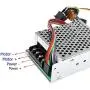 DC Motor Speed Controller, PWM 10-55V 12V 24V 36V 48V 60A, Stepless DC Motor Speed Controller with switch function and LED Display (1 PCS)