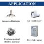 Tnisesm 35uF CBB65 Capacitor MFD 370V 450VAC Motor Running for Air Conditioner 50/60Hz for AC Motor Run or Fan Start and Cool or Heat Pump Air Conditione