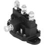 Qiilu Winch Motor Intermittent Duty Reversing Solenoid DC Contactor Relay Switch