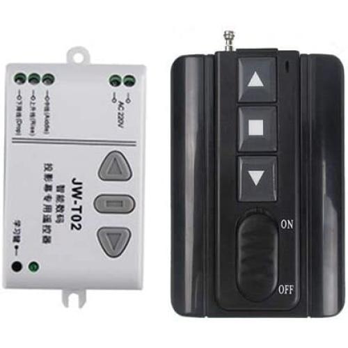 Calvas AC220V Motor Controller Motor Wireless Remote Control Switch System UP/Down/Stop Tubular Motor Controller Forward Reverse