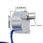 Twidec/Synchronous Motor AC100~127V 50/60HZ Turntable Synchron Motor 4W CW/CCW Electric Motor 2.5-3RPM/MIN TYC-50-2.501