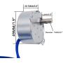 Twidec/2Pcs Synchronous Motor AC100~127V 50/60HZ Turntable Synchron Motor 4W CW/CCW Electric Motor 2.5-3RPM/MIN TYC-50-2.502