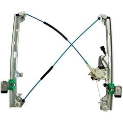 LAFORMO Front Driver Side Power Window Regulator with Motor Assembly Compatible with Silverado/Tahoe/Suburban/Avalanche 1500 2500 3500 00-06 Cadillac Escalade 02-06 GMC Yukon XL/Sierra