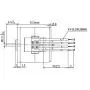 Moteur Pas à Pas Bipolaire 24 VDC 20Ω Angle de Pas 18° 2-2 Phases Moteur Pas à Pas Bipolaire 24 VDC 20Ω Angle de Pas 18° 2-2 Phases