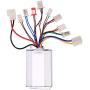 Keenso Electric Bike Brushed Controller, 36V 500W Bicycle Speed Controller Motor Scooter EBike