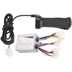 REOUG 500W Motor Brushed Speed Controller & Throttle Grip for Electric Bicycle Scooter Tricycle 36V