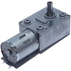 Jinchao-Dc Motor DC 12V Reduction Motor, for Range Hood Nesting Machine Smart Equipment, High Torque Turbo Worm Geared Motor, Easy to Install (Speed(RPM) : 237 RPM, Voltage(V) : 12V)