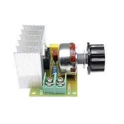 Hailege 2pcs 3800W SCR Speed Controller AC Electric Voltage Regulator Dimming Temperature Silicon Controller Switch AC 220V