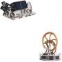 Sunnytech Low Temperature Stirling Engine Motor Solar Magnetic Levitation Model Mendocino Education Model Toy Kit LT001-ST41