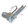 BEMONOC AC 110V Linear Actuator Stroke 100mm 4inches AC Reciprocating Motor High Torque 35 RPM & 15Watts AC Speed Controller Kits for DIY Hobbies