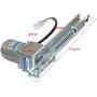 BEMONOC 110V Reciprocating Gear Motor, DIY Design AC Linear Actuator Stroke 100mm 4inch 108 RPM & 15W AC Speed Controller Kits Professional Learning Operations