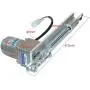 BEMONOC Upgraded Linear Actuator 110V High Torque AC Reciprocating Motor Stroke 100mm/4inch Low Speed 15 RPM & 15 Watts AC Speed Controller Kits for DIY Design