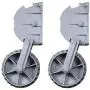 PLLP Inflatable Boat Launching Wheels Flipup Dinghy Wheeler Nylon Ribs Towing Wheels