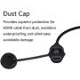 CERRXIAN 30cm HDMI 2.0 4K x 2K 60Hz Male to Female Car Mount Dash Flush Mount Extension Cable for Car, Boat, Motorcycle, Truck Dashboard(HDMI)
