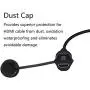 CERRXIAN 30cm HDMI 2.0 4K x 2K 60Hz Male to Female Car Mount Dash Flush Mount Extension Cable for Car, Boat, Motorcycle, Truck Dashboard(HDMI)