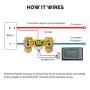 Renogy 500A Battery Monitor with Shunt, High and Low Voltage Programmable Alarm, Voltage Range 10V-120V and up to 500A, 20ft Shielded Cable, Compatible with 12V Lithium Sealed, Gel, Flooded Batteries