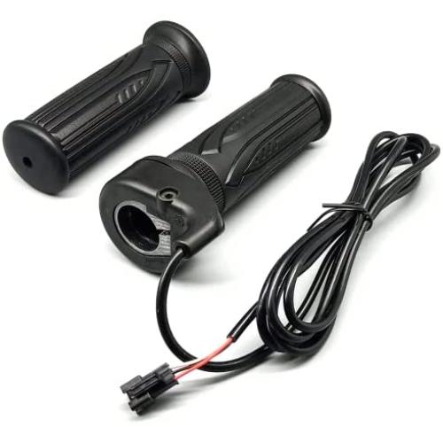 Electric Motorcycle Accelerator Right Hand Full Twist Throttle Ebike Throttle Compatible 12V-72V Suitable for 500W 1000W 1500W Hub Motor