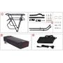 Jieoto Lithium-ion Mountain Electric Bicycle Rear Carrier Battery 36V 20AH E-Bike Battery with Charger + Luggage Rack + USB, for 250W/500W/800W/1000W Motors, More Suitable for Modification.