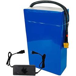 Jieoto 72V E-Bike Li-ion Battery with BMS + 84V Charger 20AH 30AH 40AH Lithium Battery Pack for Electric Motorcycle Electric Scooter Electric Tricycle Suitable for 1500W-2800W Motor