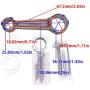 SouthMarine Boat Engine 650-11650-00 682-11650-00 6K4-11650-00 Connecting Rod Kit fits Yamaha 9.9hp 15hp E9.9D E15D EK15N Outboard Motor