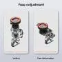Universal 1” Ball Motorcycle Phone Mount,Quick Release Motor Bike Smartphone Holder 【Double Socket Arm not Included】