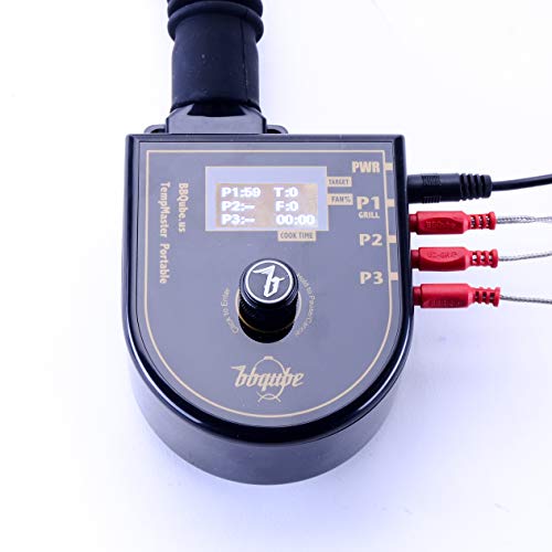 TempMaster Bluetooth Automatic BBQ Smoker Temperature Controller Smartphone App, Free Adapter, Carry Case for VisionGrill*, Pit Boss, BGE, Blaze, Primo,Char-Grill, Grill Dome, and Large Ceramic Kamado