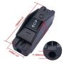 weideer Inline Cord Switch 16A 250V/125V Motor Polarity Reverse ON/Off/ON 3 Position 6 Terminal Black Rocker Toggle for Motor Control Switch K-H-012-KCD2-203-JT