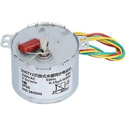 220V AC Low-speed Motor 2.5r/min Mini Gearbox Electric Motor