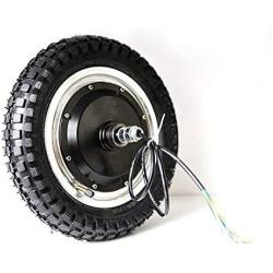 E-Tech 400w/48v Brushless Gearless 12in Ebike Scooter Conversion Kit Hub Motor (Model: 12in - Motor & Tire Only)