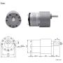 12V High Torque Gear Box Electric Motor New Gearmotor 2.5/5/8/9/12/15/20/25/30/40/45/55/80/100/120/160/200R (160RPM)