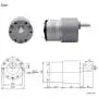 12V High Torque Gear Box Electric Motor New Gearmotor 2.5/5/8/9/12/15/20/25/30/40/45/55/80/100/120/160/200R (160RPM)