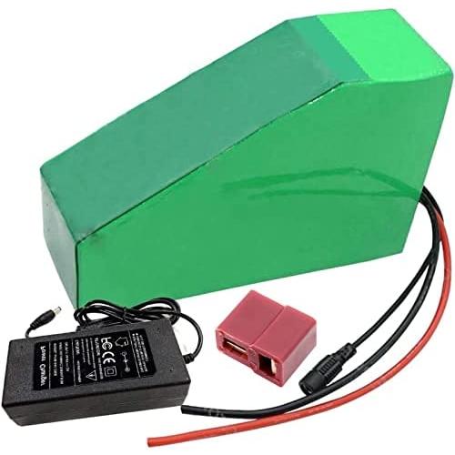 Jieoto 48V 15Ah E-Bike Lithium Battery Pack, Electric Bicycle Scooter Battery with Charger, for Electric Bicycle 250W 350W 500W 800W Motor