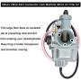 Carburetor de Course Mikuni VM22-3847 38mm avec Filtre à Air pour Freight Predator 212cc GX200 6.5hp Moteur 196cc CT200U KT196 Mini Moto Course Go Kart (Noir) Carburetor de Course Mikuni VM22-3847 38mm avec Filtre à Air pour Freight Predator 212cc GX200 6.5hp Moteur 196cc CT200U KT196 Mini Moto Course Go Kart (Noir)