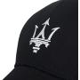 ARKOSKNIGHT Adjustable Embroidered Baseball Caps Maseretti-Logo Racing Motor Hat Fashion Street Dancing Sports Travel(Black)