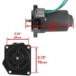 Caltric Power Tilt Trim Compatible with Yamaha F75 75 / F90 90 HP 2005 2006 2007 2008 6D8-43880-09-00 TRM0092