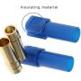 Heyiarbeit 2 Pairs XT150 Connector Adapter Female Plug 6mm Large Current Motor Gold Bullet Connector for RC Lipo Battery ESC Motor