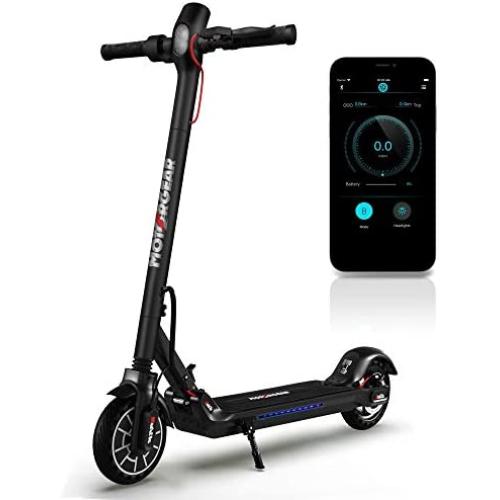 Folding Electric Scooter for Adults - 300W Brushless Motor Foldable Commuter Scooter w/ 8.5 Inch Pneumatic Tires, 3 Speed Up to 19MPH, 18 Miles, Disc Brake & ABS, for Adult & Kids - Hurtle HURES18-M5