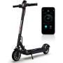 Folding Electric Scooter for Adults - 300W Brushless Motor Foldable Commuter Scooter w/ 8.5 Inch Pneumatic Tires, 3 Speed Up to 19MPH, 18 Miles, Disc Brake & ABS, for Adult & Kids - Hurtle HURES18-M5