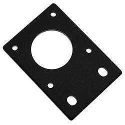 E-outstanding Motor Mount Plate 42mm Stepper Motor Black Mount Flat Bracket for Nema 17 Stepper Motor 3D Printer