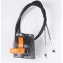 BH-Motor New Throttle Choke Cable Control Assembly For JOHN DEERE AM140333 X300 X304 X305R X310 X320 X324 X340 X360 X500 X530 X534